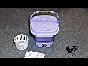 Portable Folding Washing Machine 8Litre (Review)
