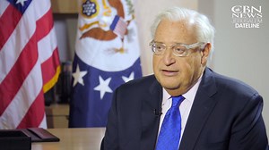 WATCH tomorrow on The 700 Club and CBN News Channel an EXCLUSIVE Interview with US Ambassador to Israel David Friedman. As he discusses the Trump Administration's upcoming peace plan, the growing danger of Iran, the changing geopolitics of the Middle East and his faith that informs his worldview. | Jerusalem Dateline