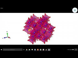 Crystal Structure of NiFe2O4 Ferrite and CIF Rietveld Refinement FullProf VESTA software