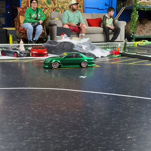 DK on Instagram: "Our Parking Box Challenge is no Joke! Only a couple have survived - will you be the next skilled one to land it in the box?? Here is a quick clip of the challenge during our Christmas event! Good job for those that were able to get it! Every Entry Fee gets you 3 attempts to land it in the box - get it in the box and you win a shirt! We also have the Hole in One Shot! Drift smack a foam golf ball into the hole and win a keychain or lanyard! #rcdrift #rcdrifting #slideculturerc #