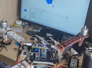 mpu6050+hmc5883l使用Mahony九轴数据融合效果