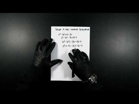 GCSE Mathematics: Solving a Cubic Equation by Factorisation