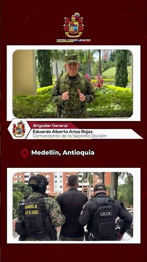 In Antioquia, the National Army captured a financial liaison for the residual group Substructure 18