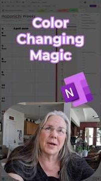 Hobonichi Color Changing Magic #OneNote #plannerlayout #hobonichi