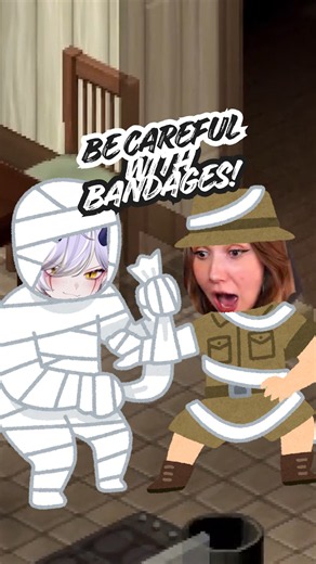 Be Careful Removing Bandages In Project Zomboid... #vtuber #projectzomboid #coop