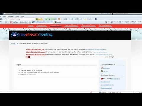 How To Get A Free Shoutcast Server | Internet Radio [HD]