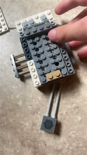 Lego spring lock