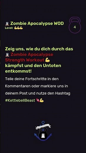 🧟‍♂️ Zombie Apocalypse Workout (💪💪💪)