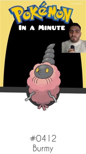 Burmy 🐛🍃 | Pokédex in a Minute #pokemon #shorts #Burmy