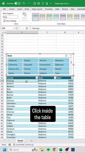 how to make a state map chart