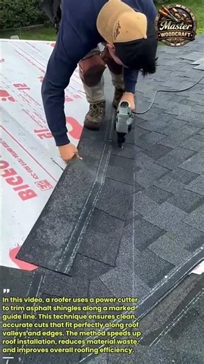 This Roofing Trick Cuts Shingles Perfectly in Seconds! (Pro Roofer Method
