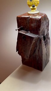 Barn beam lamp w/ glossy finish