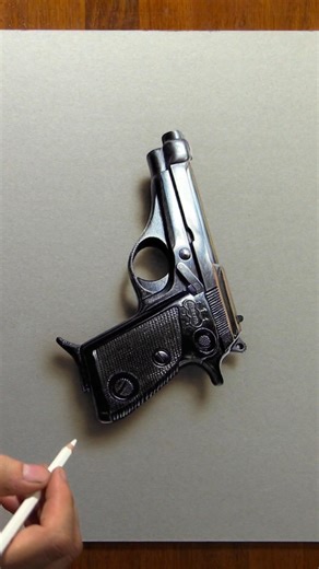 Beretta 71 on paper #drawing #art