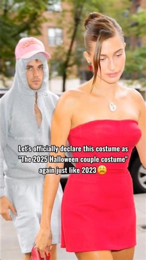 Let's officially declare this as " The 2025 Halloween couple costume " again just like 2023 😭🩷