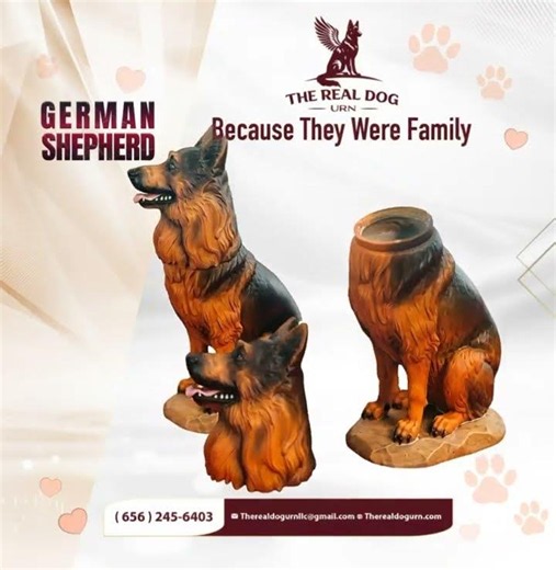 The Real Dog Urn Call for full details and prices 1-656-245-6403