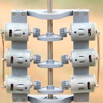 Making Infinite Energy From Wind Turbine Generator