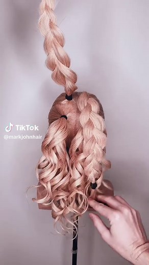 Stylish 6 Ponytail Braided Mohawk Tutorial