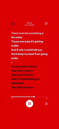 Bruises Lyrics by Lewis Capaldi