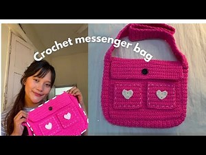 How to crochet messenger bag || tutorial ||