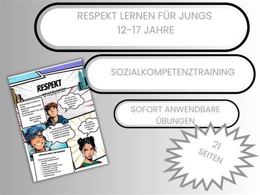 Learning Respect for Boys Aged 13-17 (workbook), Social Skills Training at School, Dealing With Girls, Boundaries, Conflict Resolution, School Social Work - Etsy