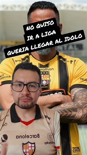 No quiso ir a liga por llegar al Idolo. Jeffeeerson si sabeeee. #idolodelecuador #bsc #ecuador🇪🇨 #barcelonasc #jeffersonintriago