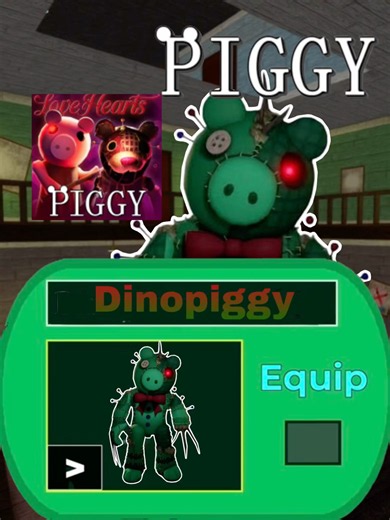 PLAYING AS DINOPIGGY PLUSHIE IN PIGGY!!! #roblox #piggy #robloxpiggy #piggyupdate