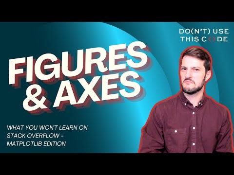 What are the Figure and Axes? | Stack Overflow's Matplotlib Problem Part 3