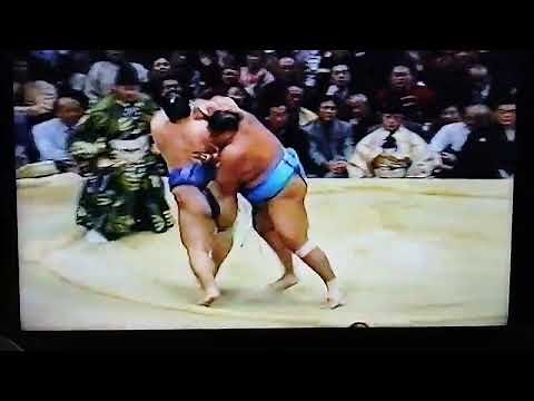 平成12年 大相撲九州場所 14日目 武蔵丸 対 魁皇