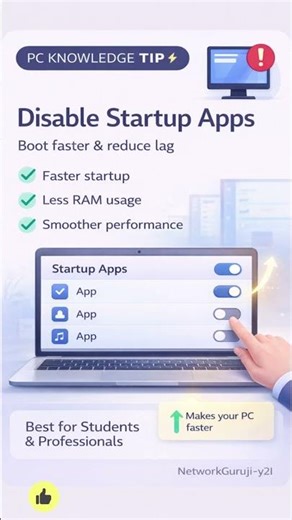 Speed Up Your PC | Disable Startup Apps