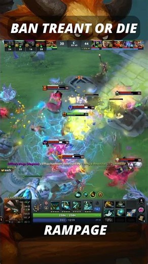 Earthshaker Rampage 1 dota 2 7.39e #dota2 #dota #trend #trending #highlights