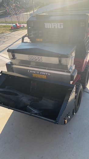 Blake Albertson | 2 brand new attachments on the SR MAG! Bring on the snow! @boss_snowplow | Instagram