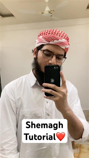 Shemagh Tutorial ✨#shemagh #tutorial #eidoutfit #islamicshorts #ytshorts