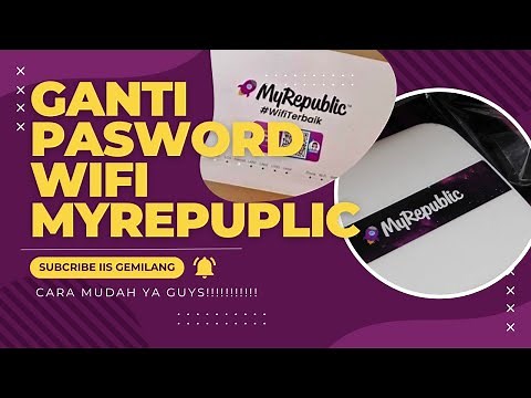 HOW TO CHANGE YOUR MY REPUBLIC WIFI PASSWORD