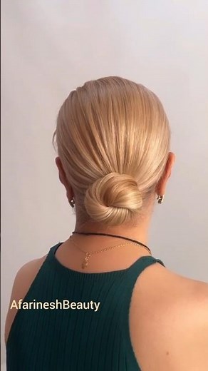 How to Create a Chic Bun 💎 Quick & Effortless Hack
