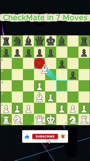 Fastest Checkmate of Your Life ♟️ (Checkmate in 7 Moves) #chorts #chess #chessgame #checkmate