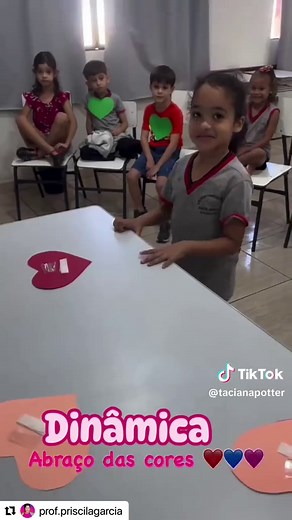 Dinâmica 'Abraço das Cores' para o Primeiro Dia de Aula
