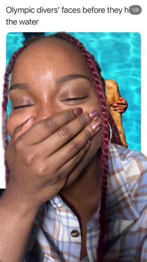 Olympic divers’ faces before they hit the water 😭😂 #reactionvids #funny #laughter
