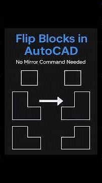 Left or Right? Flip Your AutoCAD Blocks Instantly #AutoCAD #FlipParameter #Shortcuts