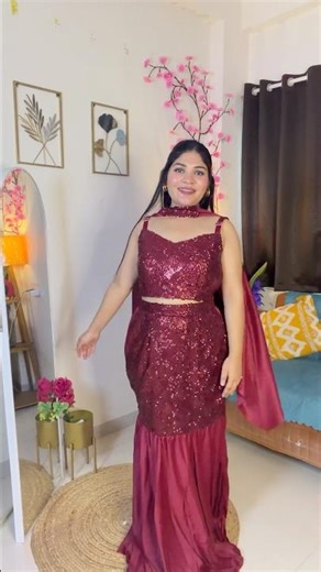 New designer party wear dress from meesho find #dress #fashion #viralshort