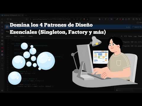 DEJA de escribir Código Sucio: Domina los 4 Patrones de Diseño Esenciales (Singleton, Factory y más)