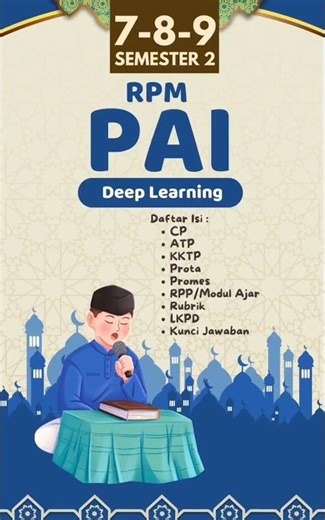 RPP Deeplearning PAIBP Kelas 7-8-9 Semester 2 SMP