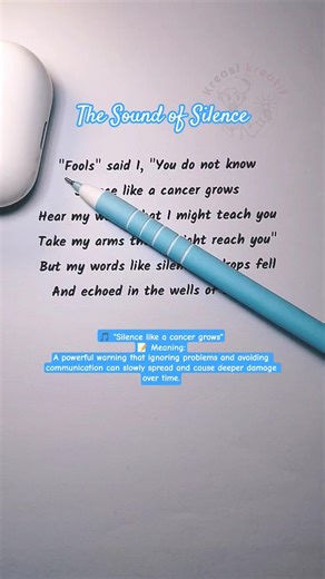 Sing Along & Learn English 🎤 | The Sound of Silence (4)(Karaoke Version)