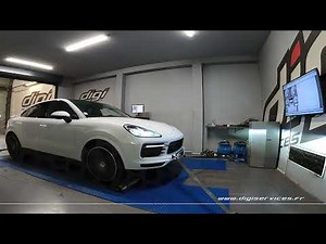 Porsche Cayenne 3.0T 340cv AUTO Reprogrammation Moteur @ 399cv Digiservices Paris 77 Dyno