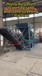 Heavy dut drum screening sand and stone screening machine #factory #crushermanufacturer #stonecrushersupplier #stonescreeningmachine #highcalciumbluestonecrusher #Trommelscreen #stonecrusher #Slopeprotectionstone | Chill Vibes