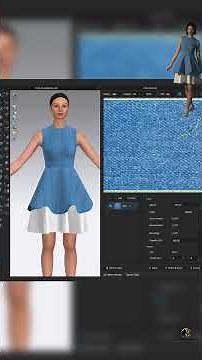 تصميم أزياء ثلاثي الأبعاد على برنامج CLO 3D | كيف أصمم لوك كامل خطوة بخطوة #fashion#clo3d