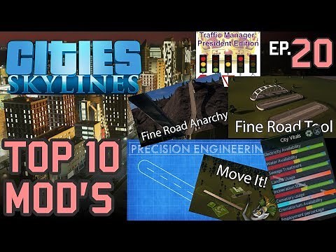 CITIES SKYLINES #20 - TOP 10 MOD`S MAIS USADOS E COMO FUNCIONAM