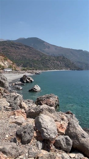 Sougia Port, Crete Greece 2025 ❤️🇬🇷 #beach #viral #southcrete #travel #crete 4 K #summer #travel