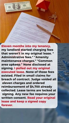 My Lease Had 11 Hidden Fees My Landlord Never Mentioned. Court Voided Every One. 💰⚖️