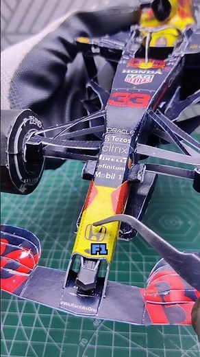 "F1 Car |RB16B| papercraft model"#formula1#redbull #papercraft