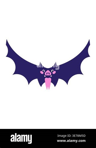 power up animation of halloween bat Stock Video Footage - Alamy